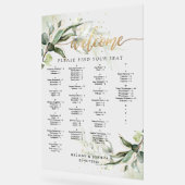 PixDezines Elegante Rustieke Eucalyptus Zitkaart Acryl Bord (Hoek)