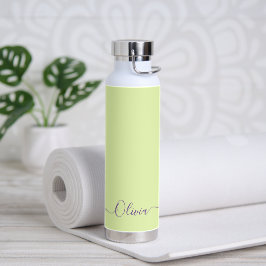 PixDezines Endive Green DIY Colour Water Bottle Waterfles