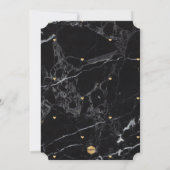 PixDezines Engagement Party Marble/Faux Gold Kaart (Achterkant)