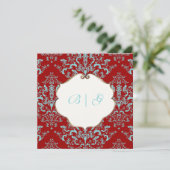 PixDezines Étienne Damask, achtergrond aanpasbaar Kaart (Staand voorkant)