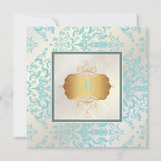 PixDezines Étienne Damask Kaart (Voorkant)