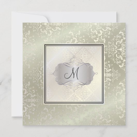 PixDezines Étienne Damask Kaart (Voorkant)