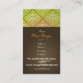 PixDezines Étienne Damask Visitekaartje (Achterkant)