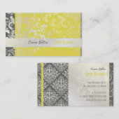 PixDezines Étienne Damask Visitekaartje (Voorkant / Achterkant)