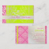 PixDezines Étienne Damask Visitekaartje (Voorkant / Achterkant)