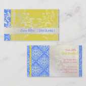 PixDezines Étienne Damask Visitekaartje (Voorkant / Achterkant)