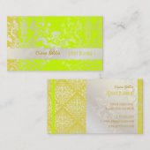 PixDezines Étienne Damask Visitekaartje (Voorkant / Achterkant)