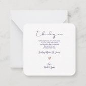 PixDezines Eucalyptus Baby shower Dank u Notitiekaartje (Achterkant)