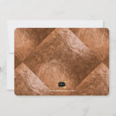 PixDezines Faux Copper wordt u...bruidsmeisje Kaart (Achterkant)