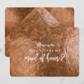 PixDezines Faux Copper zal je zijn..Maid Kaart (Voorkant / Achterkant)