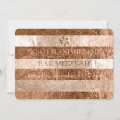 PixDezines faux foil/Silver Strees bar mitzvah Kaart (Voorkant)