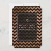 PixDezines faux folie/chevron bar mitswa Kaart (Voorkant)