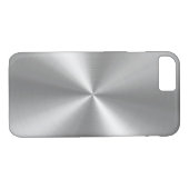 PixDezines faux geborsteld aluminium Case-Mate iPhone Case (Achterkant (Horizontaal))