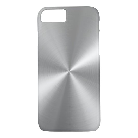 PixDezines faux geborsteld aluminium Case-Mate iPhone Case (Achterkant)