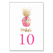 PixDezines Faux Gold Ananas/Tafel Kaarten (Voorkant)