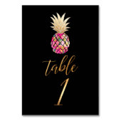 PixDezines Faux Gold Ananas/Tafel Kaarten (Voorkant)