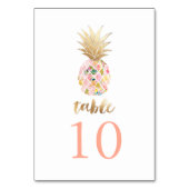 PixDezines Faux Gold Ananas/Tafel Kaarten (Voorkant)