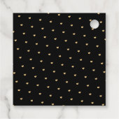 PixDezines Faux Gold Brush Calligrafie Hartelijk d Bedankjes Labels (Achterkant)