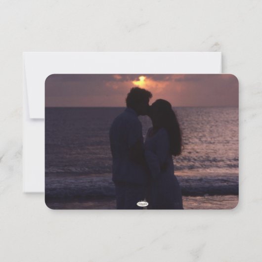 PixDezines faux gold brush/save date/DIY kleur Save The Date (Achterkant)