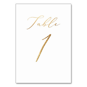 PixDezines Faux Gold Elegante Kalligrafie No 1+ Kaart