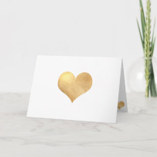 PixDezines Faux Gold Heart/DIY-bericht Kaart