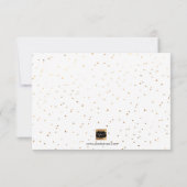 PixDezines Faux Gold, je wordt mijn bruidsmeisje Kaart (Achterkant)