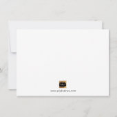 PixDezines Faux Gold, je wordt mijn bruidsmeisje Kaart (Achterkant)