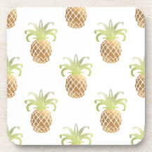 PixDezines Faux Gold Pineapples/DIY background