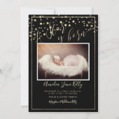 PixDezines Faux Gold Stars, A Star is Born Kaart (Voorkant)