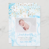 PixDezines Faux Gold Stars, A Star is Born Kaart (Voorkant / Achterkant)