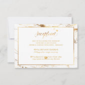 PixDezines Faux Gold Veins Marble Reception (Voorkant)