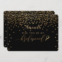 PixDezines Faux Gold wordt u... bruidsmeisje