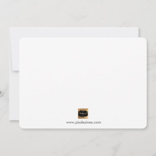 PixDezines Faux Gold zal mijn Bridesmaid zijn Kaart (Achterkant)