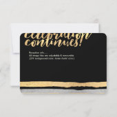 PixDezines faux goud/zilver/strepen/receptie (Achterkant)