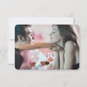 PixDezines Faux Gouden Hart/Save Datum/DIY Kleur Save The Date (Achterkant)