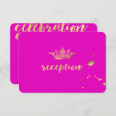 PixDezines faux gouden prinses kroonontvangst (Voorkant / Achterkant)