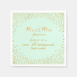 PixDezines faux goudvlekken/DIY kleur/munt Servet