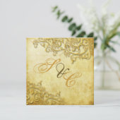 PixDezines faux goudzirls Kaart (Staand voorkant)