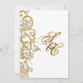 PixDezines  faux goudzirls Kaart (Voorkant)