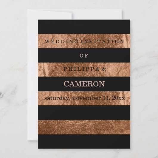 PixDezines faux koperfolie strepen/DIY kleur Kaart (Voorkant)