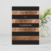 PixDezines faux koperfolie strepen/DIY kleur Kaart (Staand voorkant)