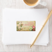 PixDezines faux parchment/ rozen Etiket (Insitu)