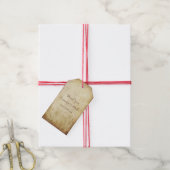 PixDezines  faux perkament Cadeaulabel (Met Touw)