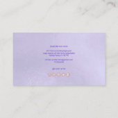 PixDezines Faux Roos Gold chandelier/DIY Bckground Visitekaartje (Achterkant)