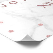 PixDezines Faux Roos Gold/DIY #UNPLUGGED CEREMONY Poster (Hoek)