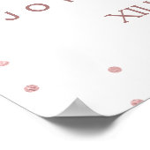 PixDezines Faux Roos Gold/DIY #UNPLUGGED CEREMONY Poster (Hoek)