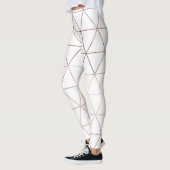 PixDezines Faux Roos Gold Geometric/Triangles Leggings (Links)