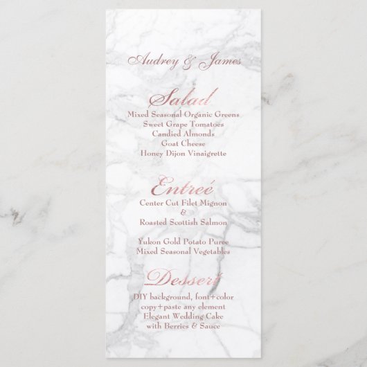 PixDezines Faux Roos Gold/Marble/Menu Menu (Achterkant)