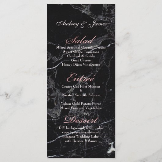 PixDezines Faux Roos Gold/Marble/Menu Menu (Achterkant)