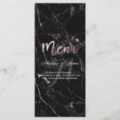 PixDezines Faux Roos Gold/Marble/Menu Menu (Voorkant)